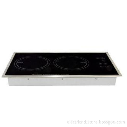 Portable Built In Double Burner Infrared Ceramic Cooktop Wi